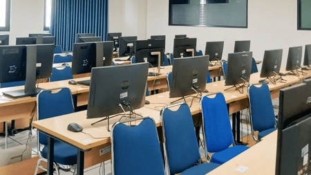 Computer Lab at NK Public School, Jaipur — CBSE school facility in Rajawas