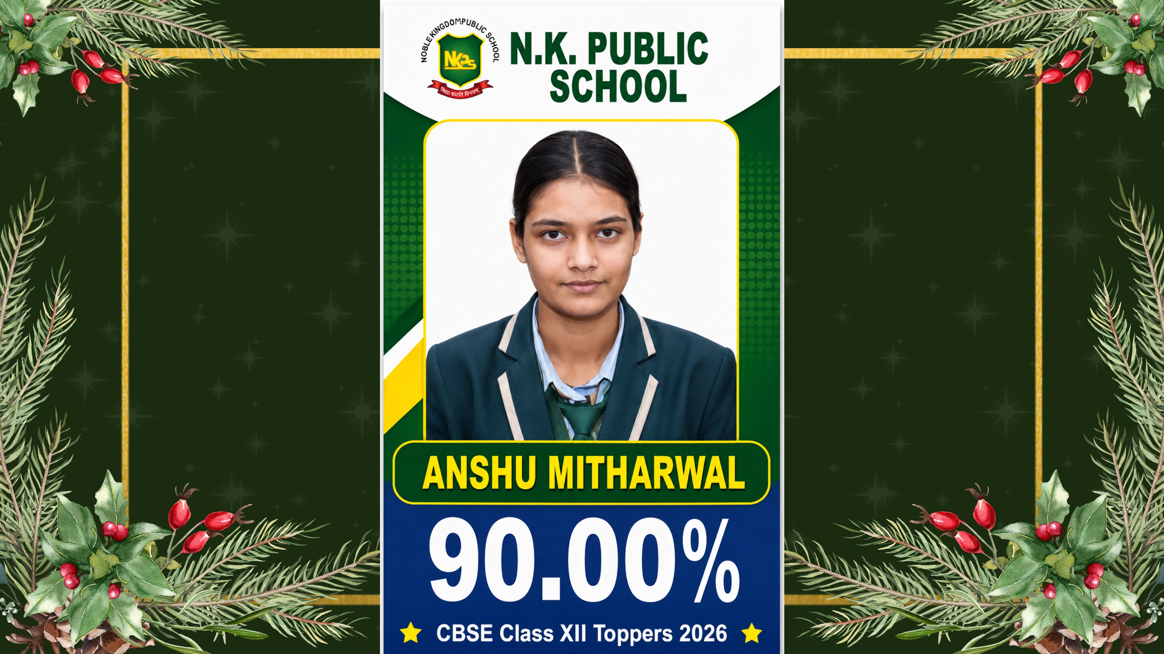 TOP SCHOOL RANKERS OF CLASS XII CBSE EXAM 2026